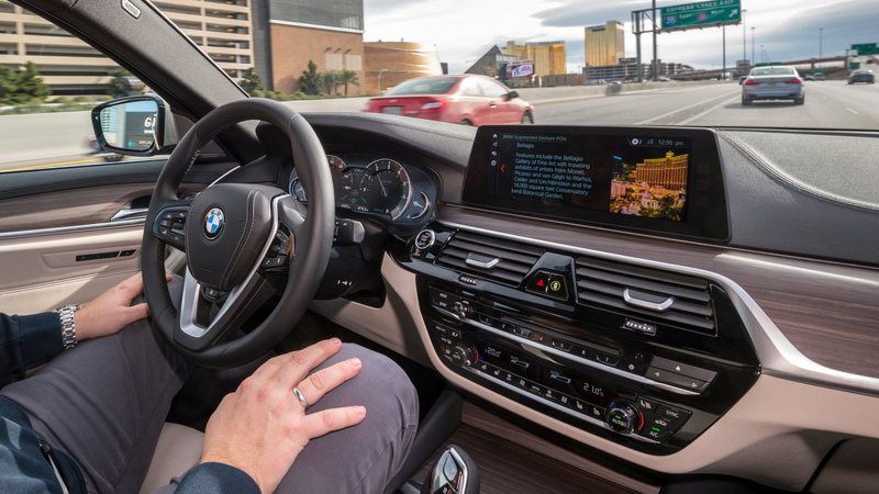 Illustration for article titled BMW: Go Ahead, Take Your Hands Off The Wheel Of Our 5 Series Prototype, It's Fine